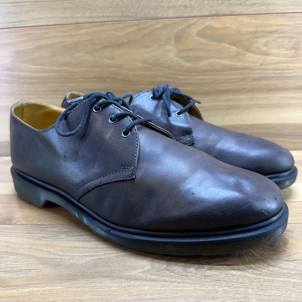Dr Martens 2 Eye Oxfords Mens 13 Brown Leather Business Casual 1461 Preppy
